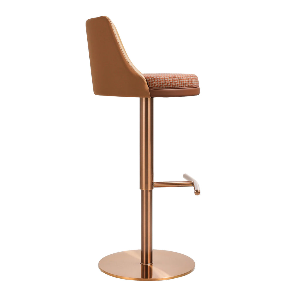 Reagan Performance Vegan Leather Adjustable Stool