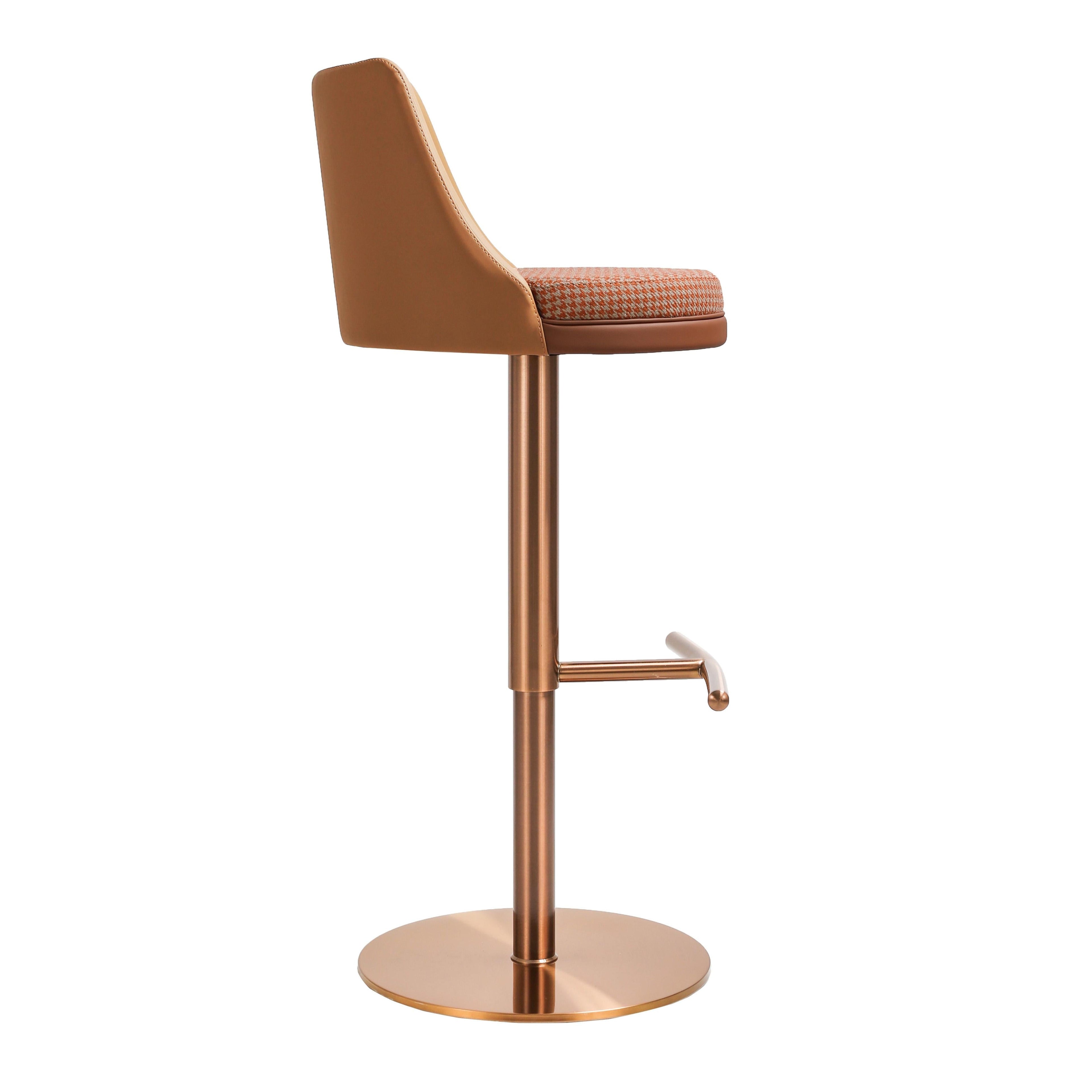 Reagan Performance Vegan Leather Adjustable Stool