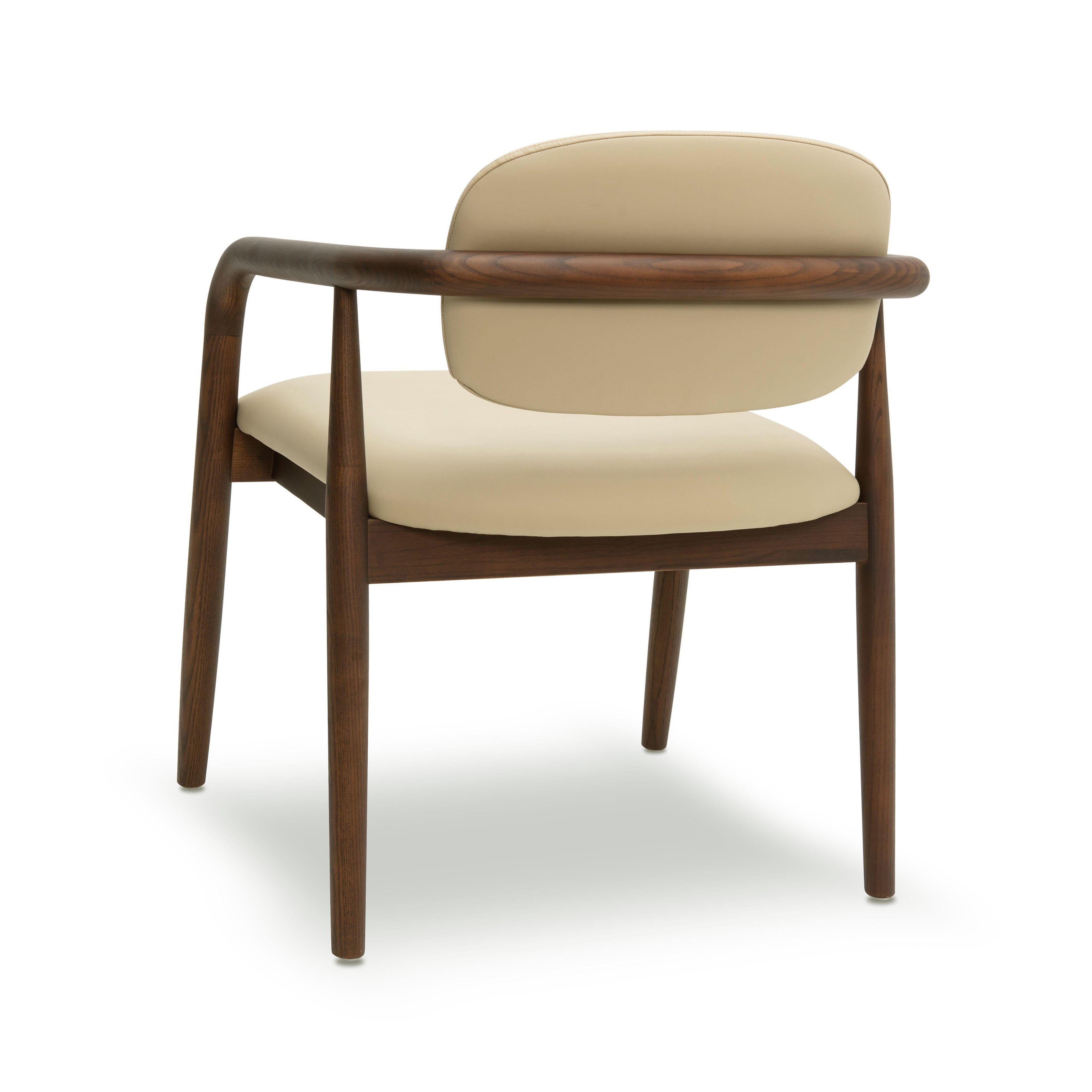 Betsy Taupe Contract-Grade Vegan Leather Dining Chair