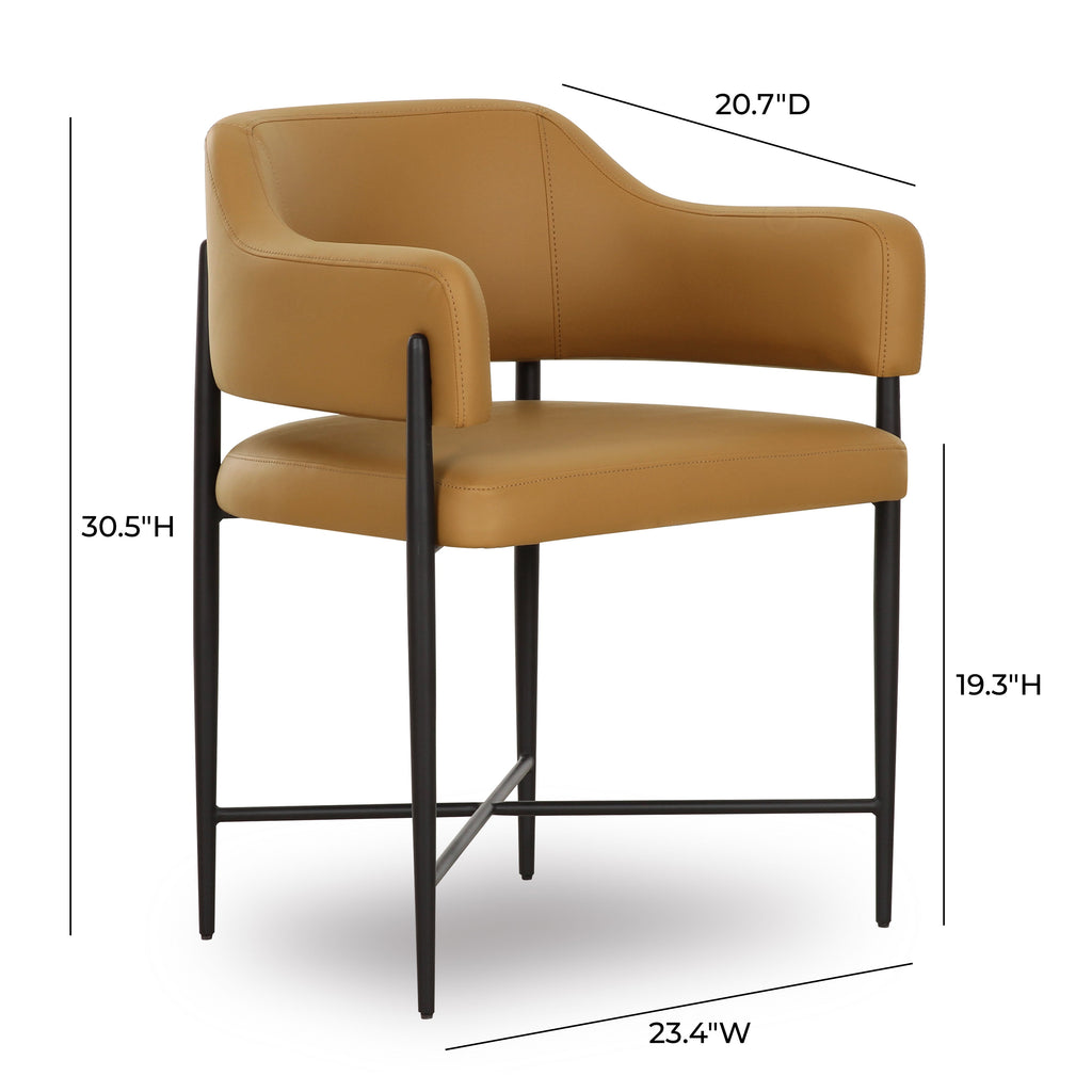 Sezanne Contract-Grade Vegan Leather Dining Chair