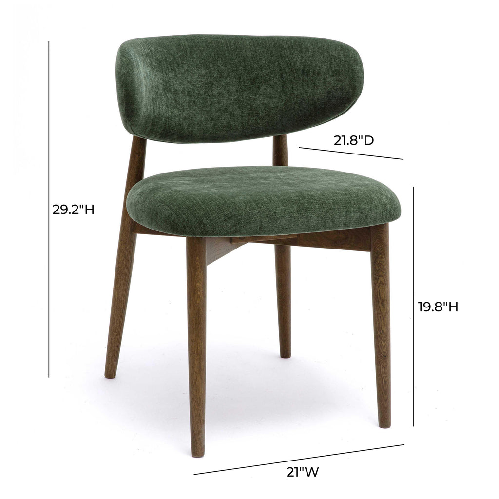 Zinea Performance Textured Velvet Dining Chair