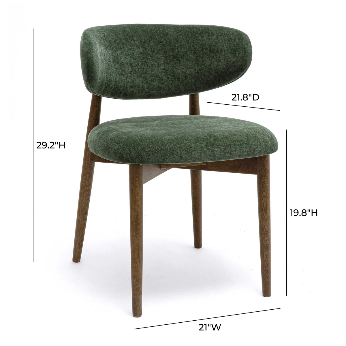 Zinea Performance Textured Velvet Dining Chair
