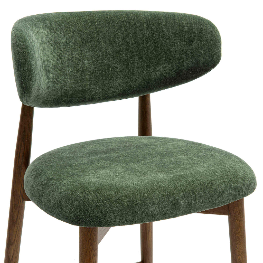 Zinea Performance Textured Velvet Counter Stool