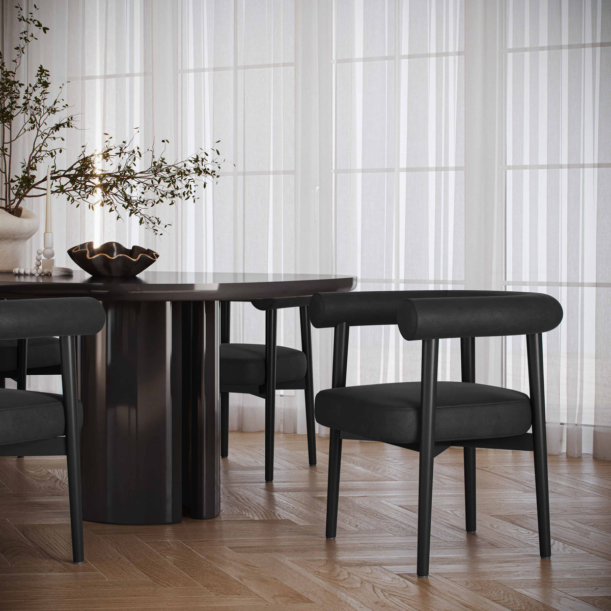 Spara Performance Vegan Leather Dining Chair