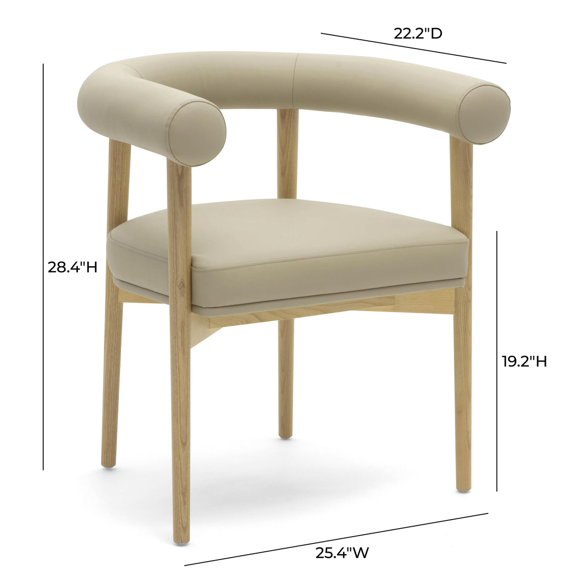 Spara Performance Vegan Leather Dining Chair