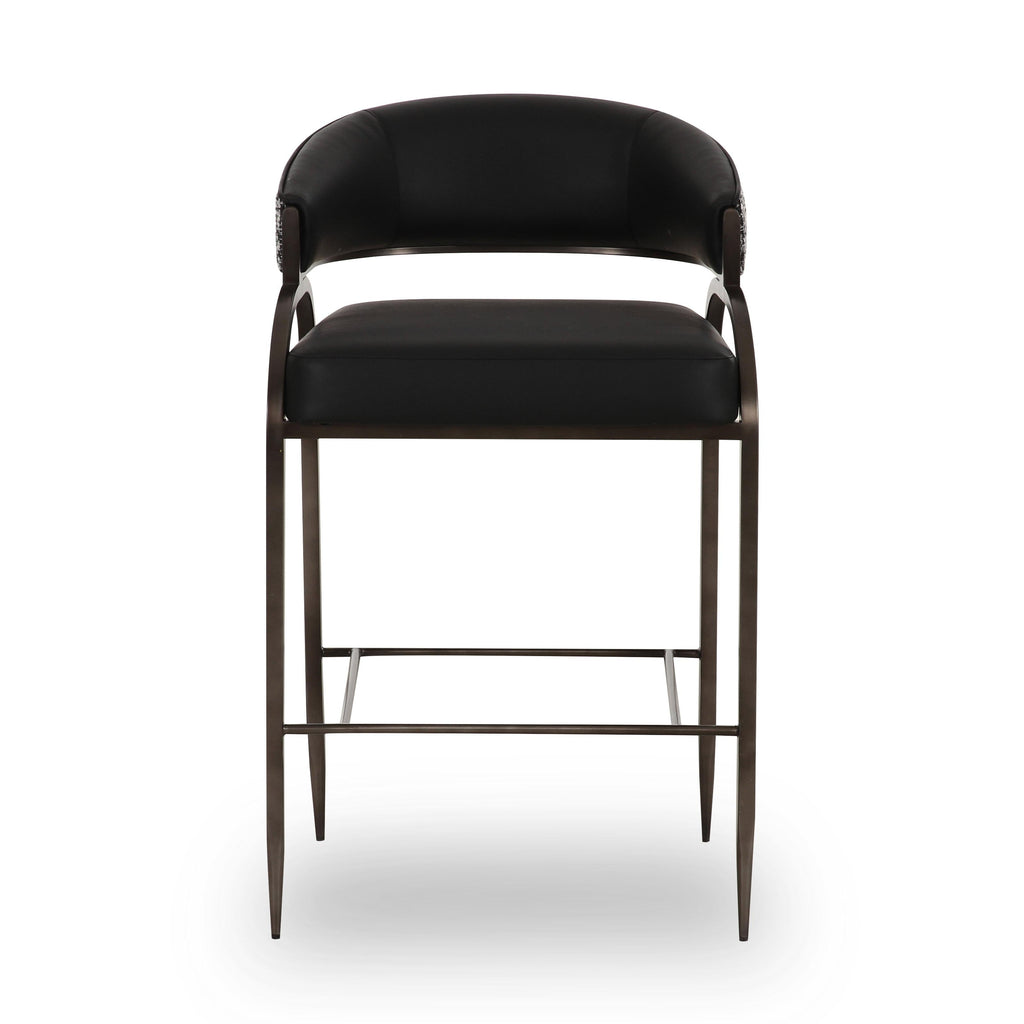 Tatum 2-Tone Performance Vegan Leather Counter Stool