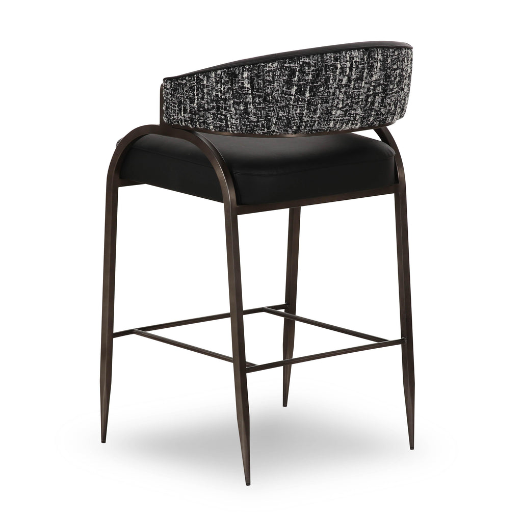 Tatum 2-Tone Performance Vegan Leather Counter Stool