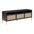 Sierra 65" Cane Media Console — Black null