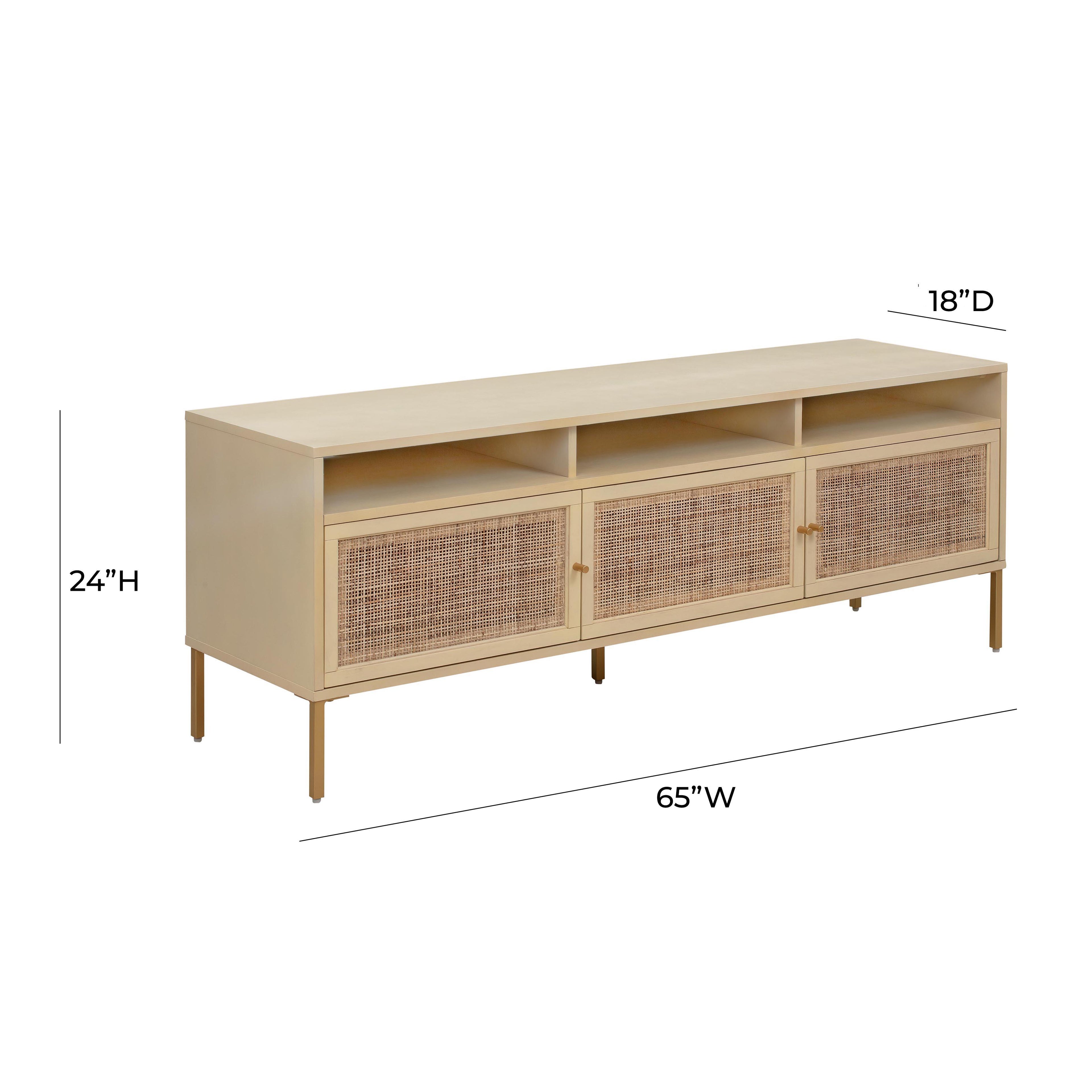 Sierra 65" Cane Media Console