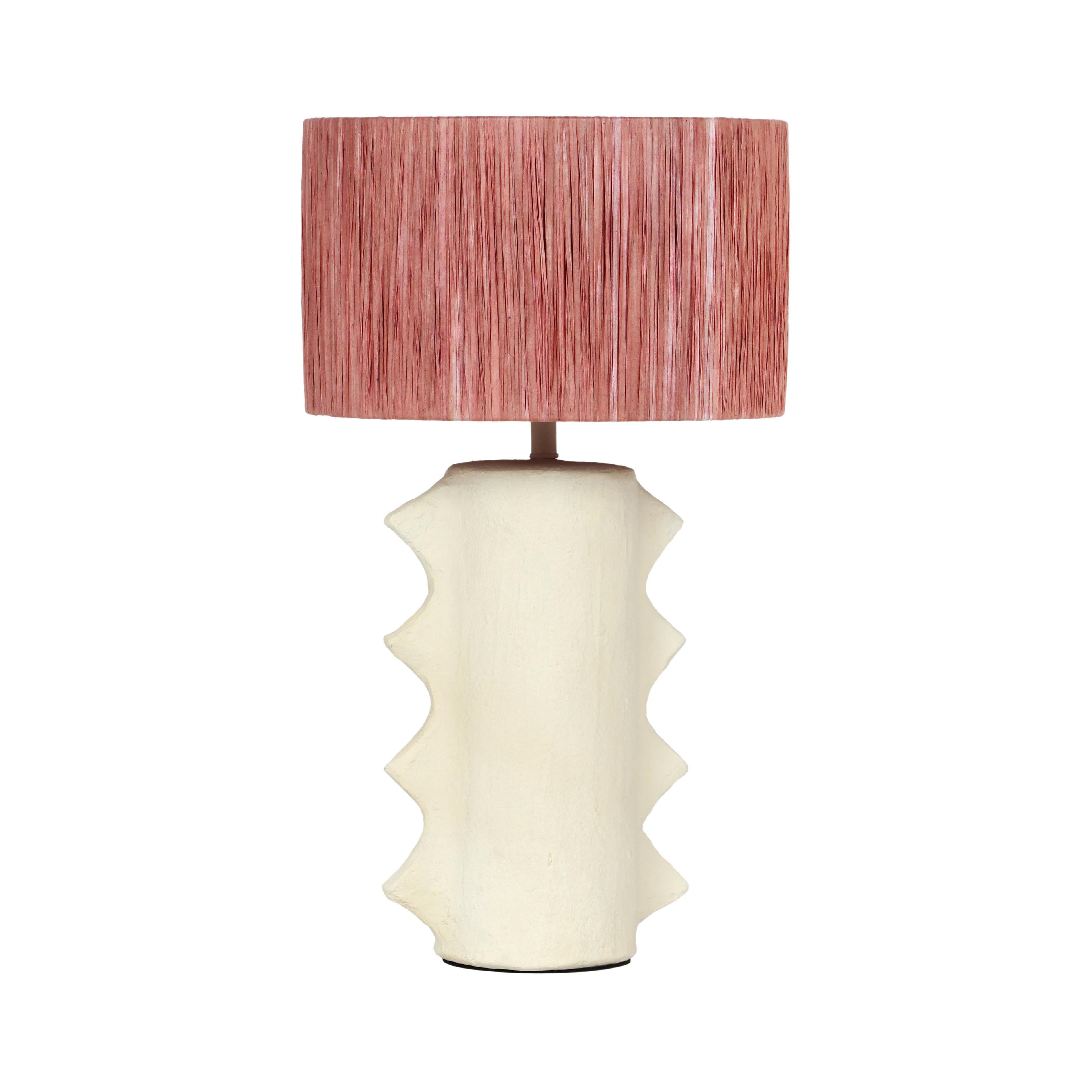Wild Thing Papier Mache Table Lamp