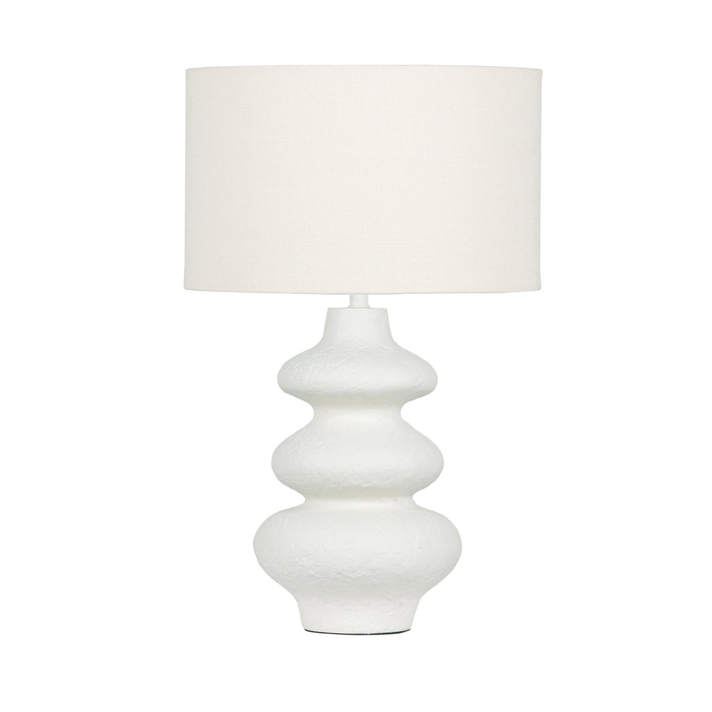 Riviera Cream Textured Table Lamp