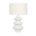 Riviera Cream Textured Table Lamp