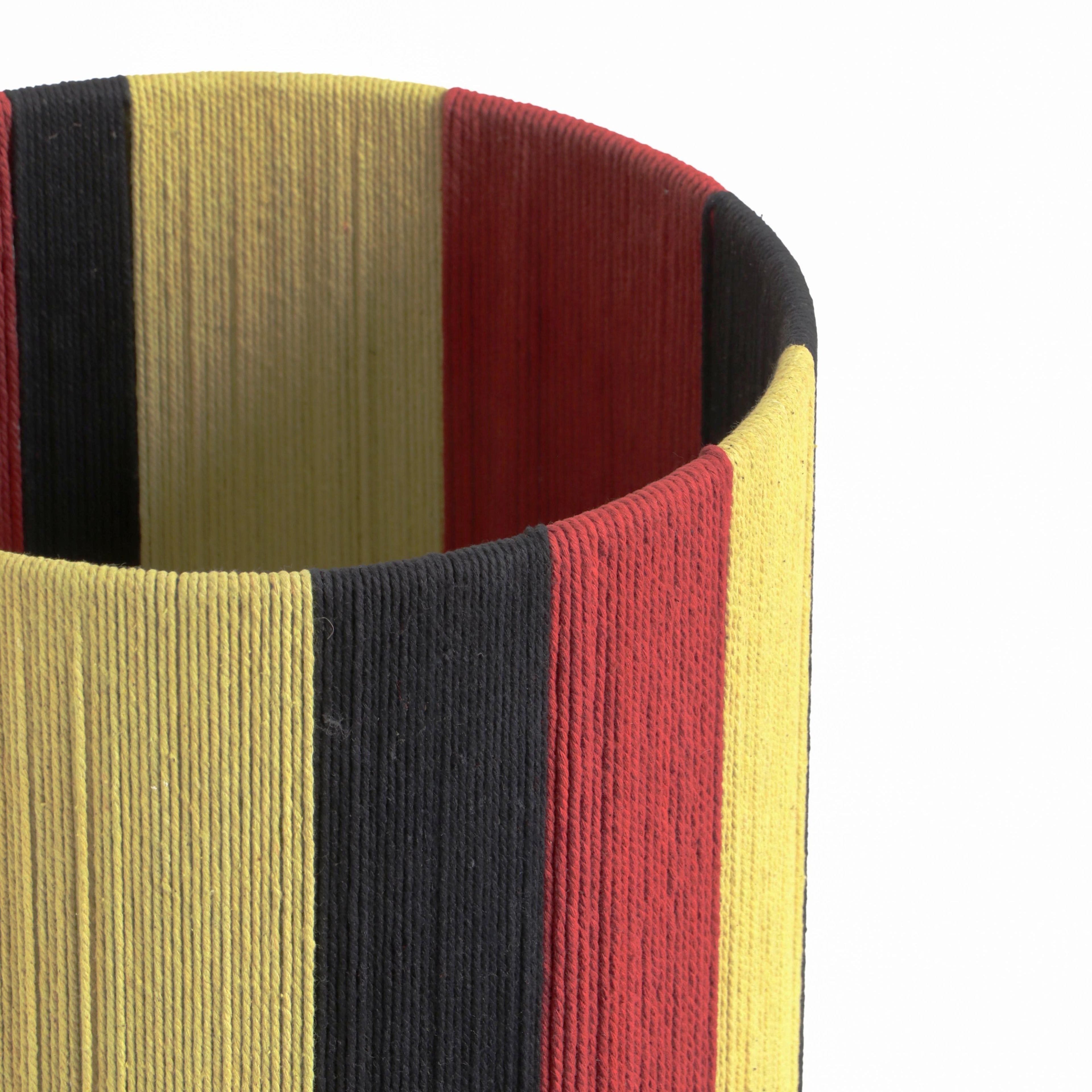 Guinevere Striped Cotton Table Lamp