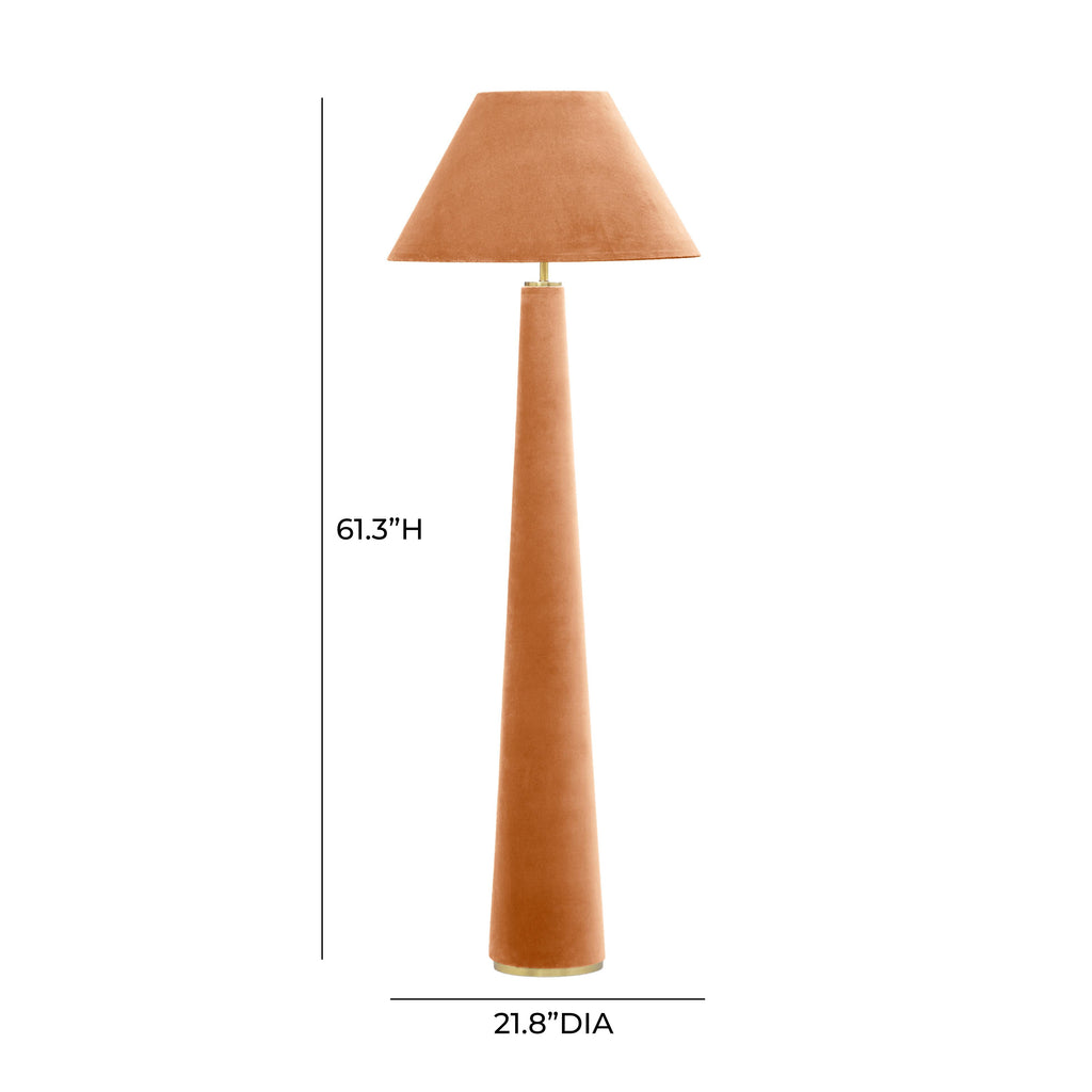Graham Velvet Floor Lamp