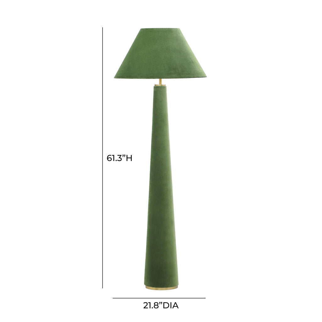 Graham Velvet Floor Lamp