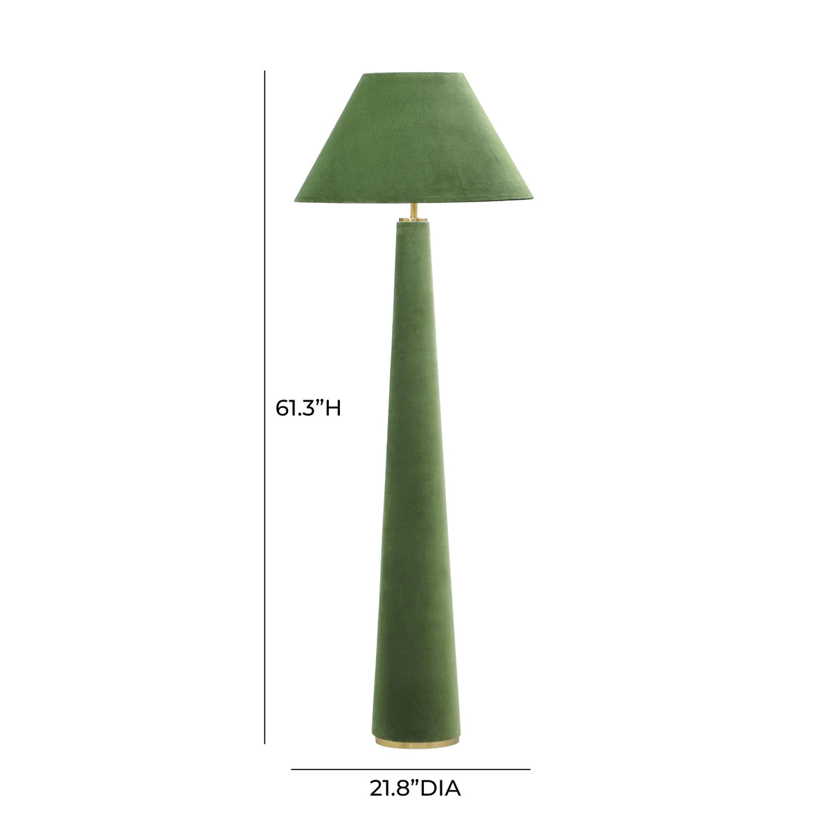 Graham Velvet Floor Lamp