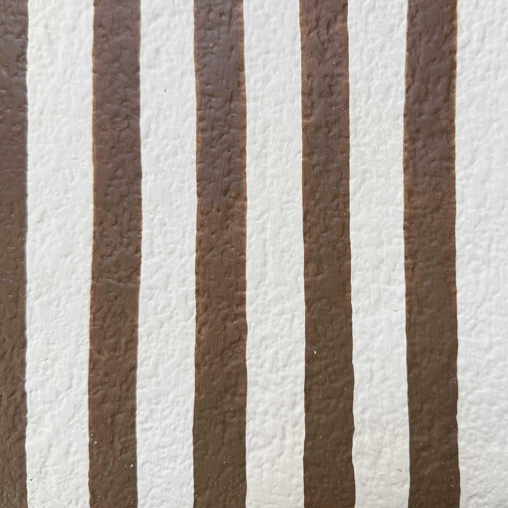 Maiori Striped Papier Mache Table Lamp