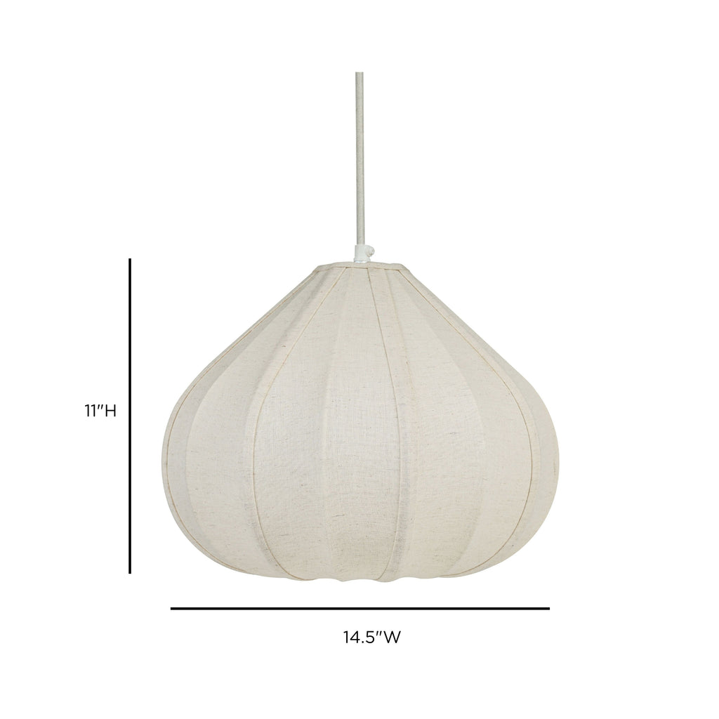 Zubeda Cotton Teardrop Pendant Lamp