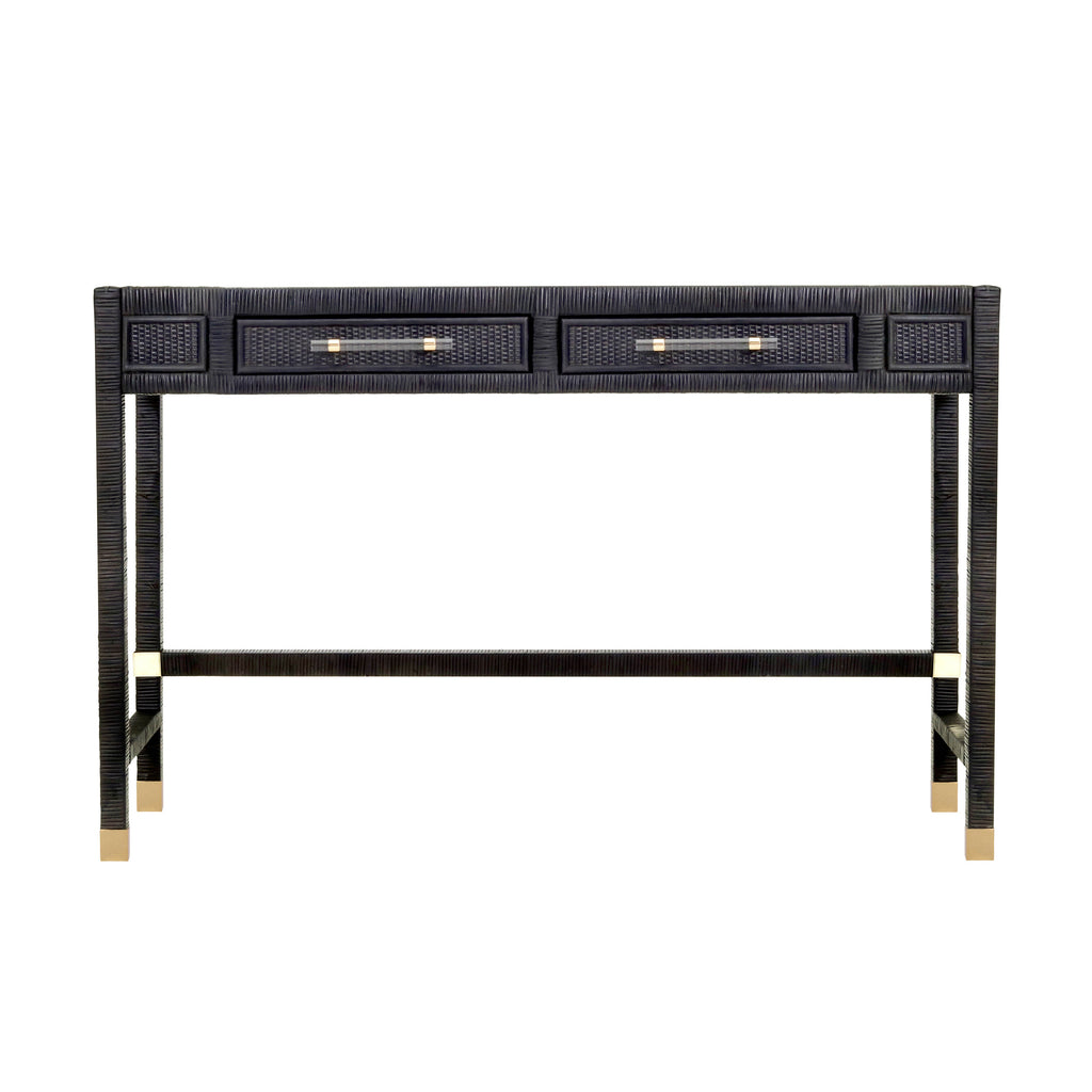 Amara 47" Woven Rattan Desk