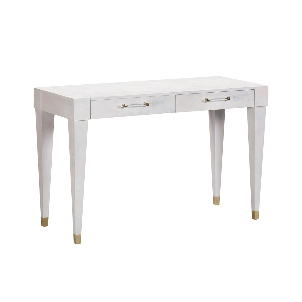 Brandyss 48" Burl 2-Drawer Work Desk