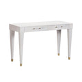 Brandyss 48" Burl 2-Drawer Work Desk