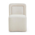 Dolce Performance Velvet Rolling Desk Chair