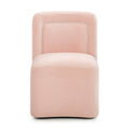 Dolce Performance Velvet Rolling Desk Chair