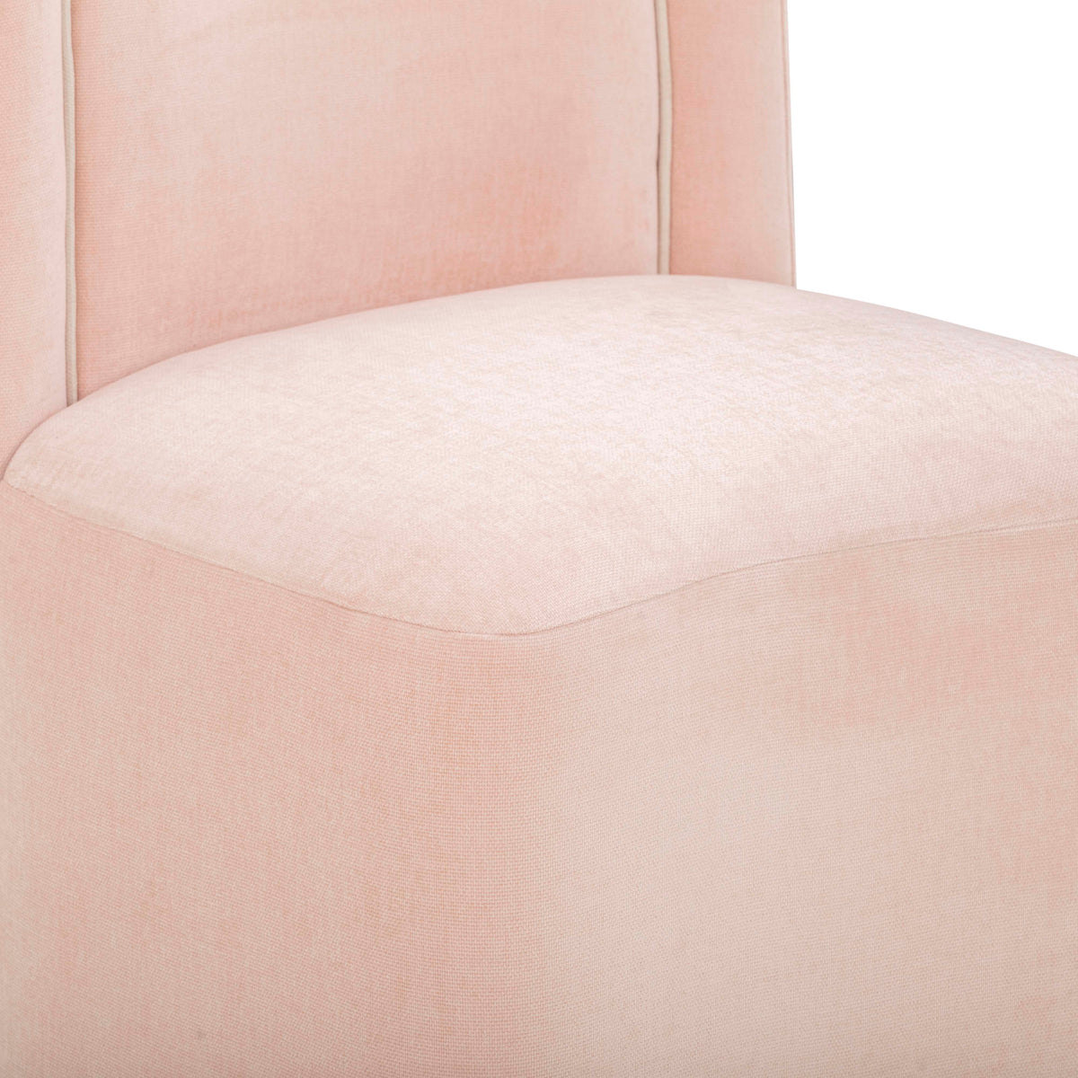Dolce Performance Velvet Rolling Desk Chair