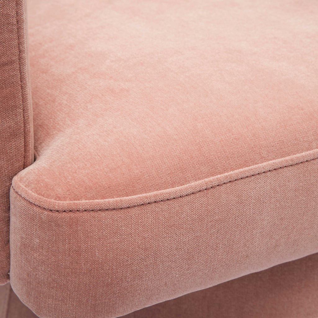 Kristen Upcycled Contract-Grade Chenille Rolling Desk Chair