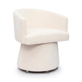 Kristen Upcycled Contract-Grade Chenille Rolling Desk Chair