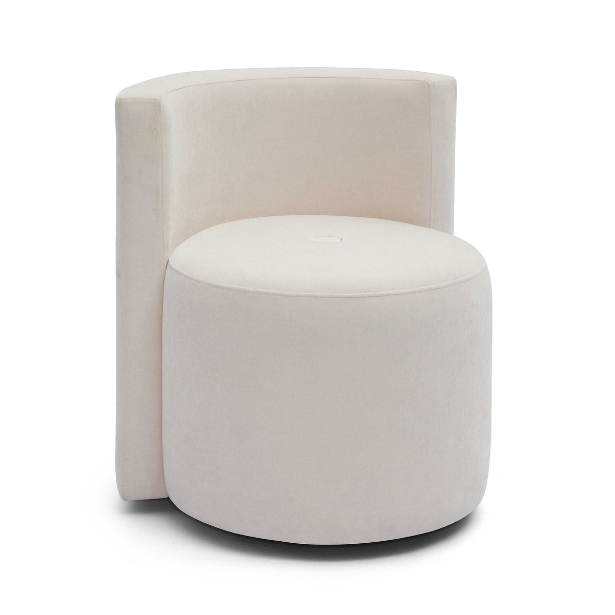 Alyssa Upcycled Performance Velvet Rolling Desk Chair