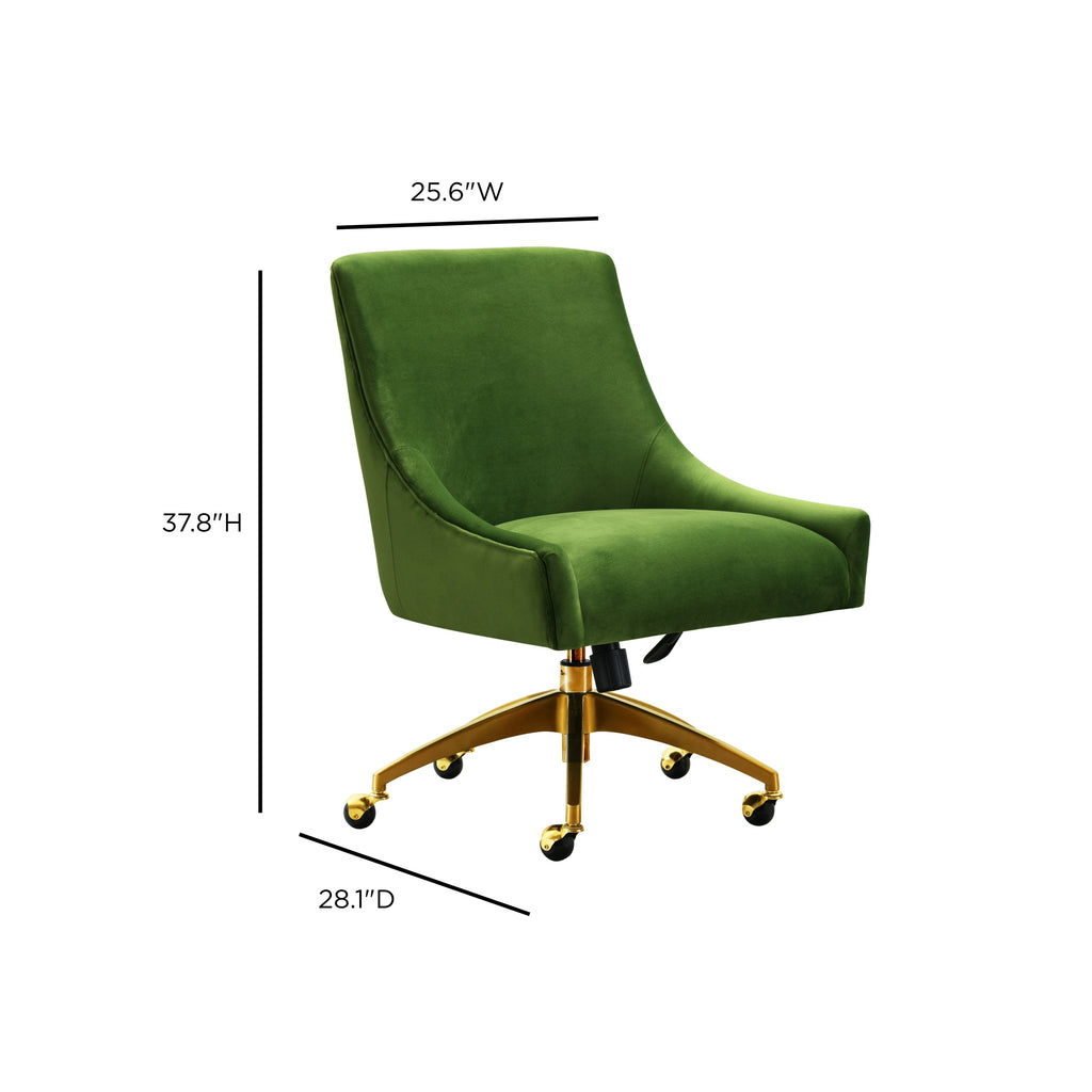 Beatrix Performance Velvet Office Swivel Chair
