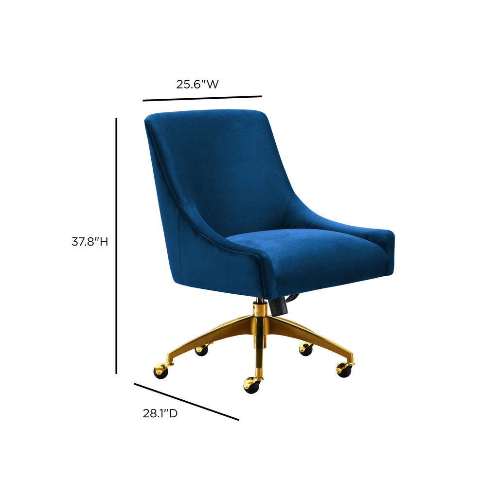 Beatrix Performance Velvet Office Swivel Chair