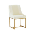 Lisa Pleated Performance Velvet Dining Chair