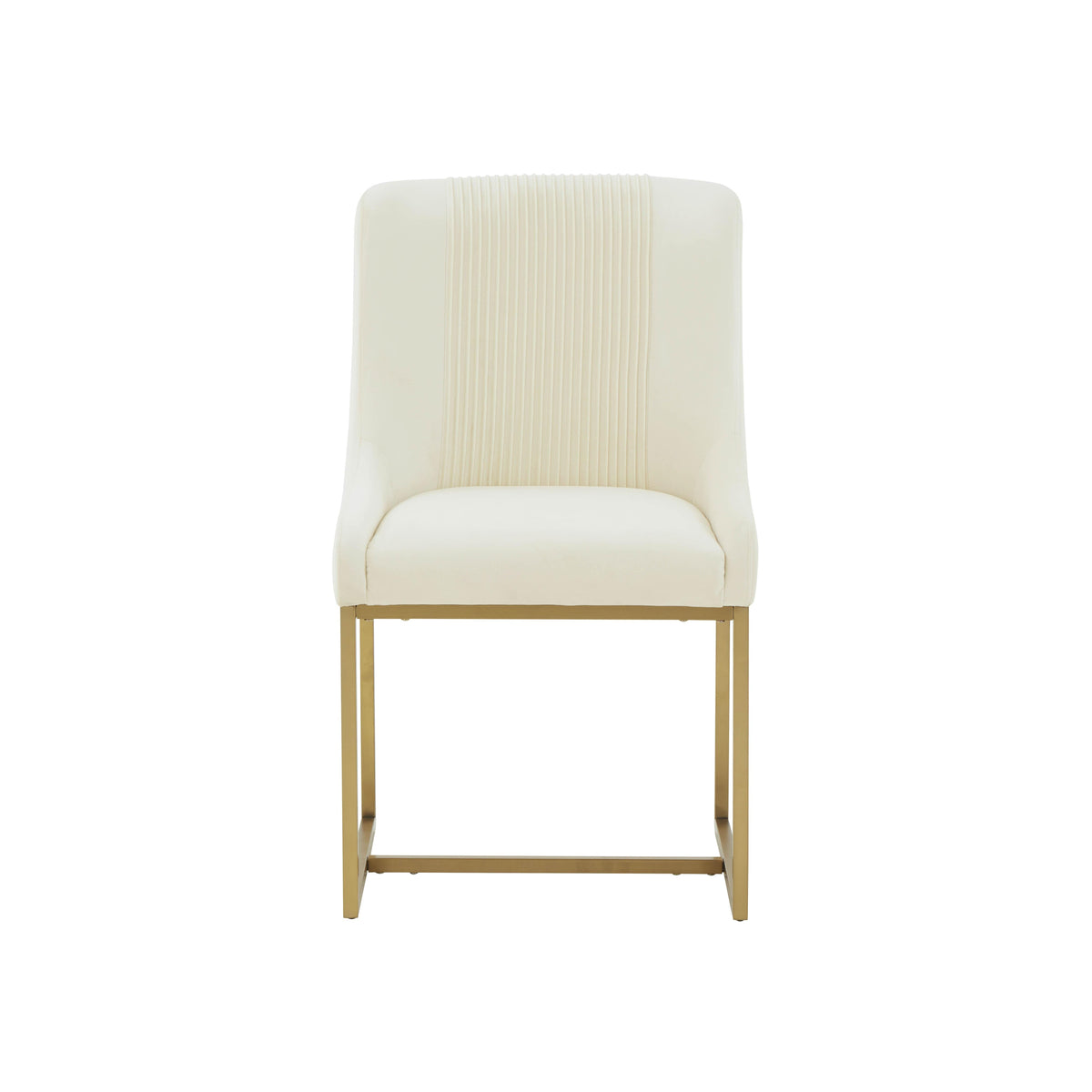 Lisa Pleated Performance Velvet Dining Chair