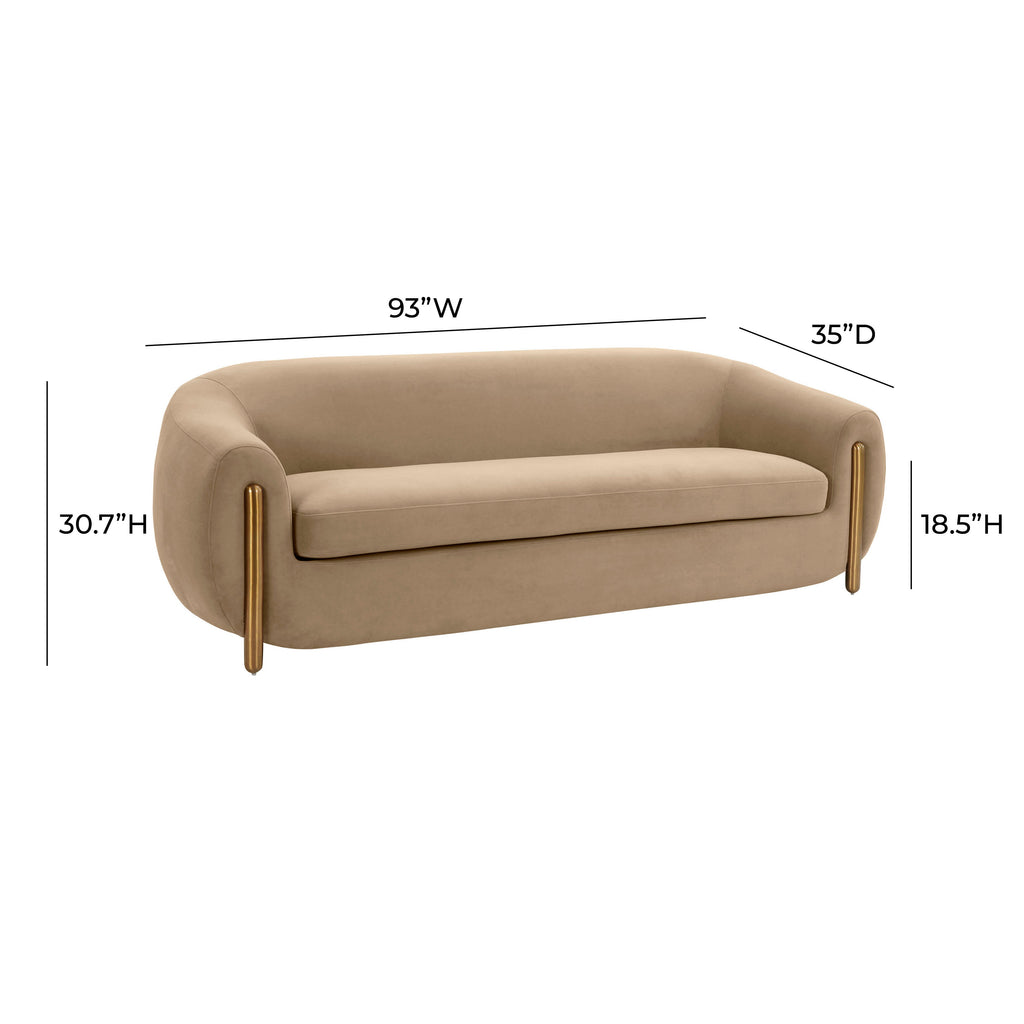 Lina 93" Performance Fabric Sofa