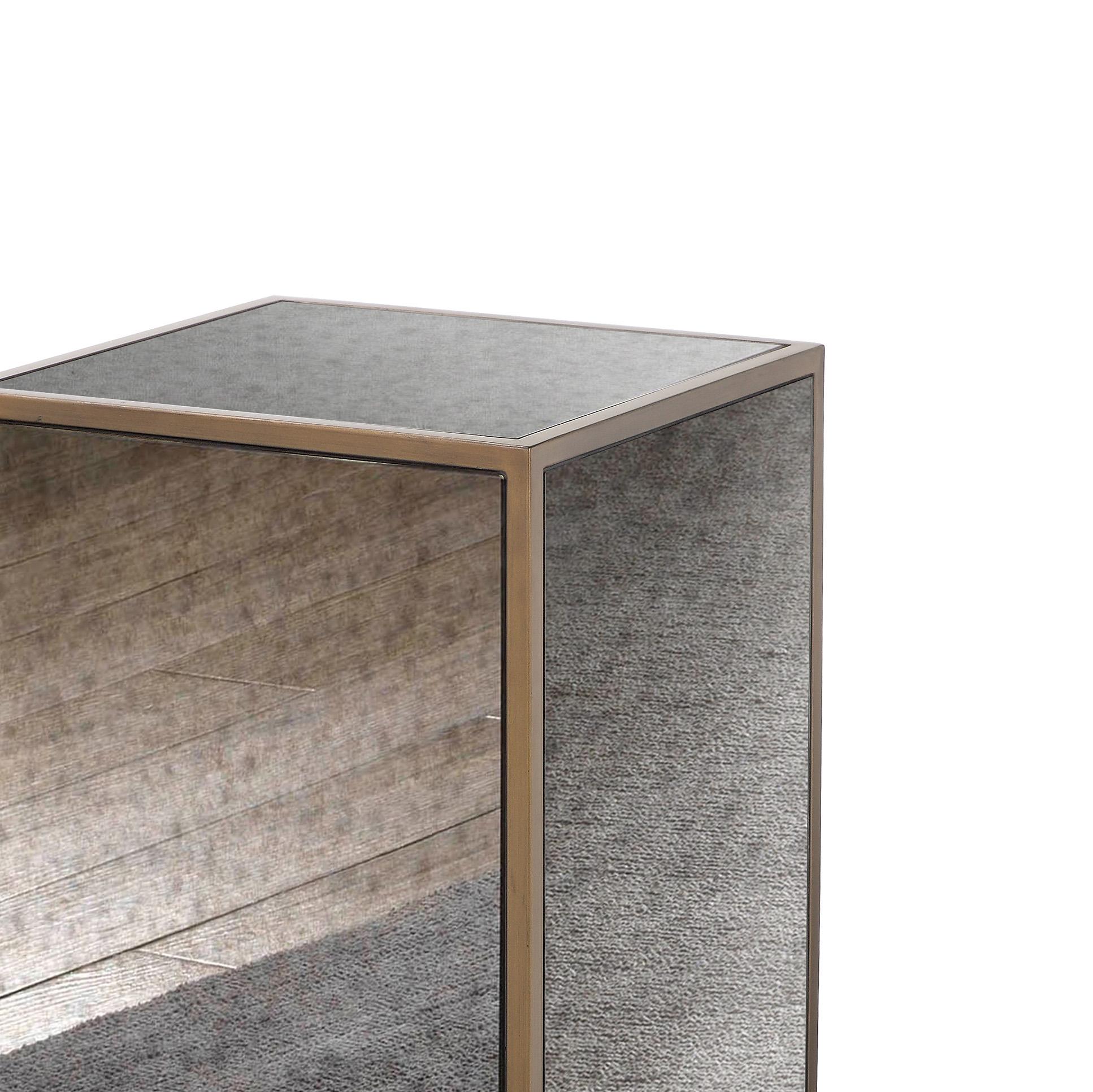 Lana Mirrored Side Table by Inspire Me! Home Decor