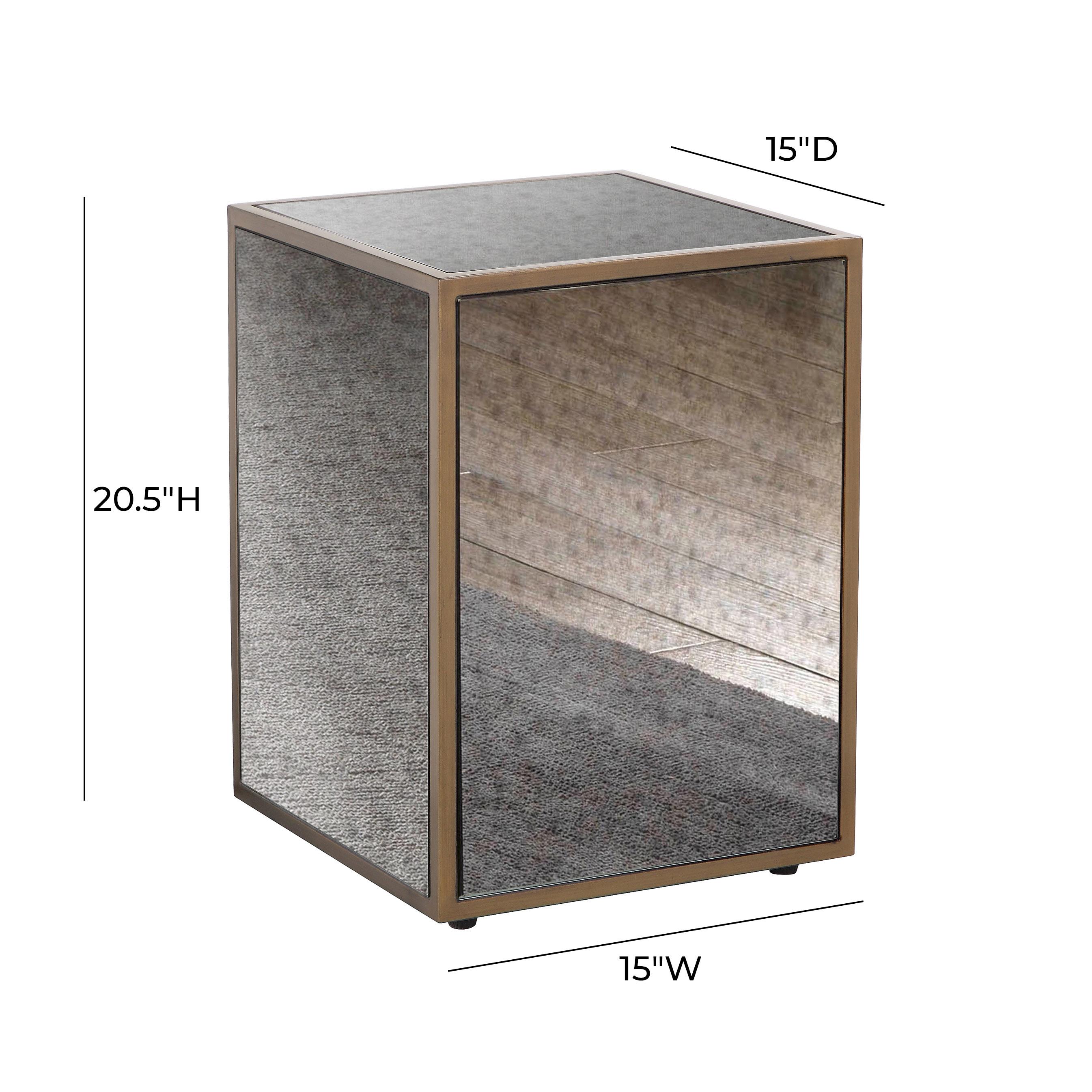 Lana Mirrored Side Table by Inspire Me! Home Decor