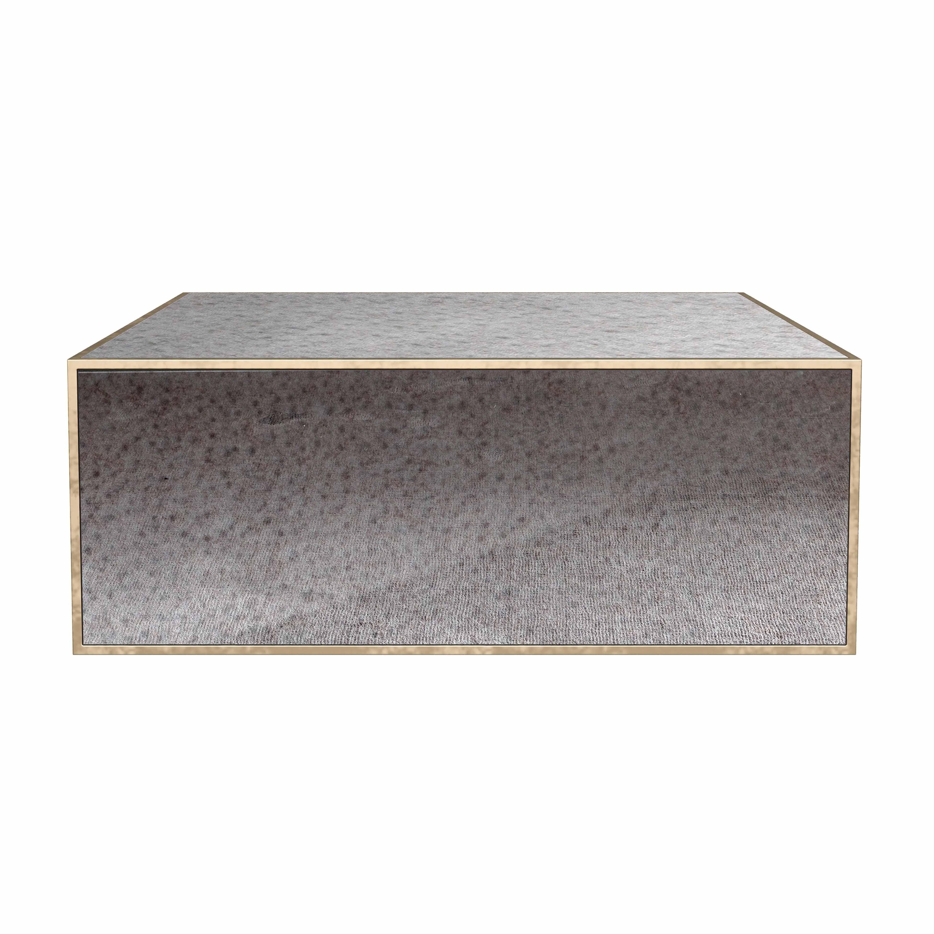 Lana Mirrored Coffee Table (43"-48")