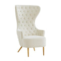 Jezebel Performance Velvet Wingback Accent Chair