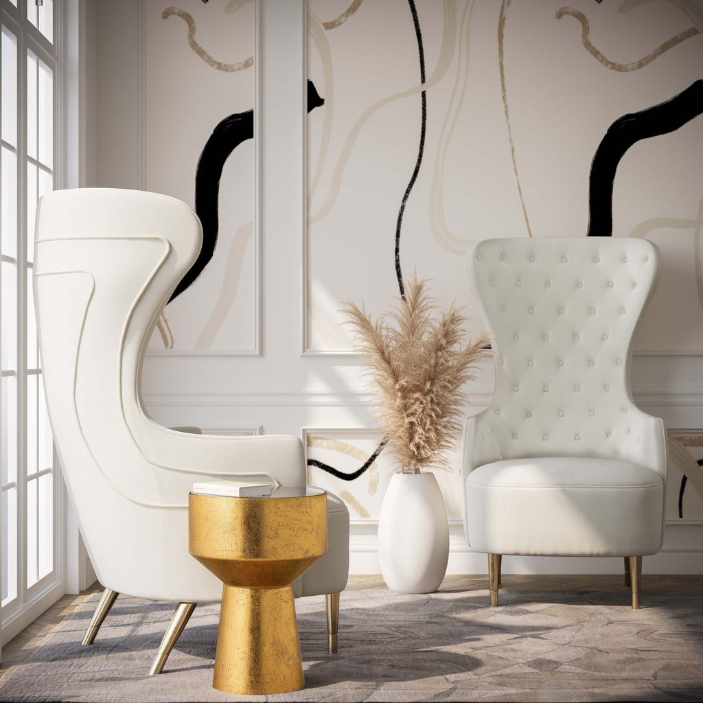 Jezebel Performance Velvet Wingback Accent Chair