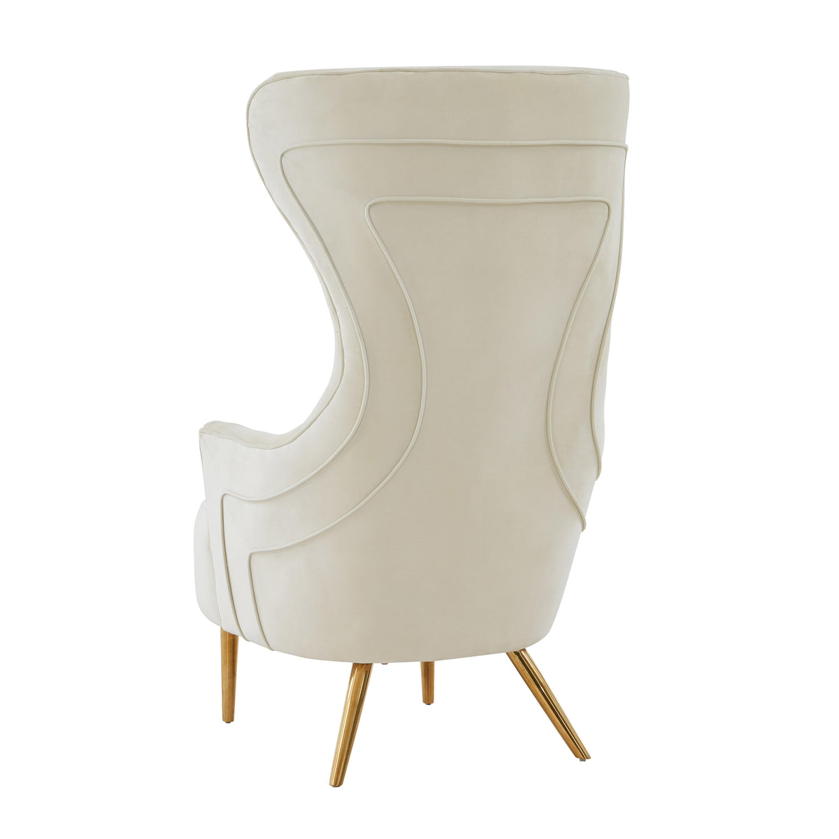 Jezebel Performance Velvet Wingback Accent Chair