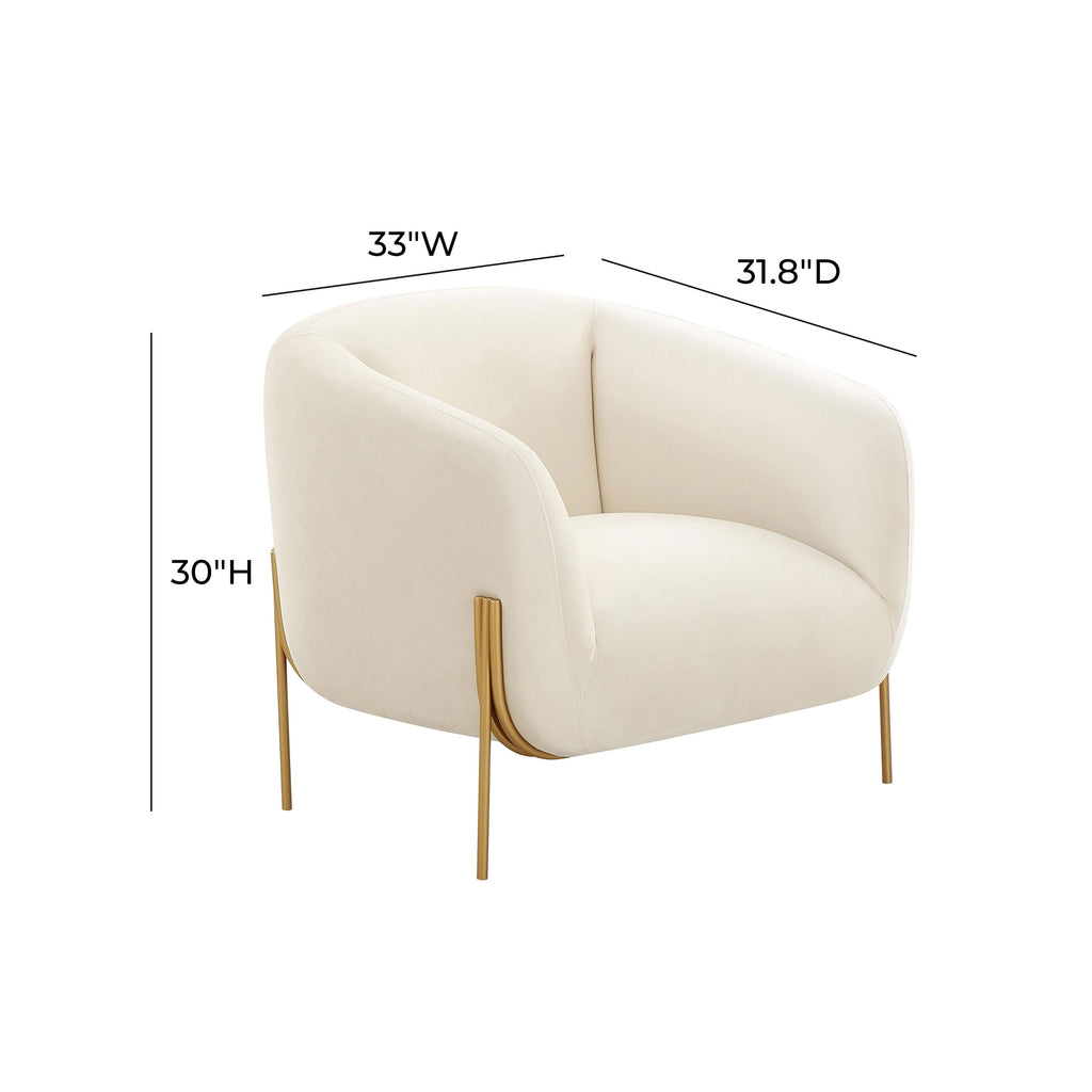 Kandra Performance Velvet Accent Chair
