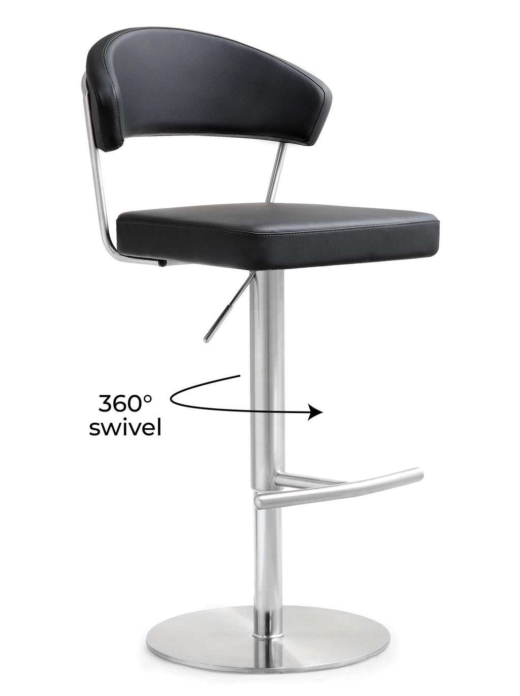 Cosmo Performance Vegan Leather Adjustable Stool
