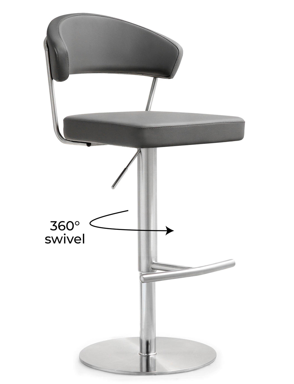 Cosmo Performance Vegan Leather Adjustable Stool
