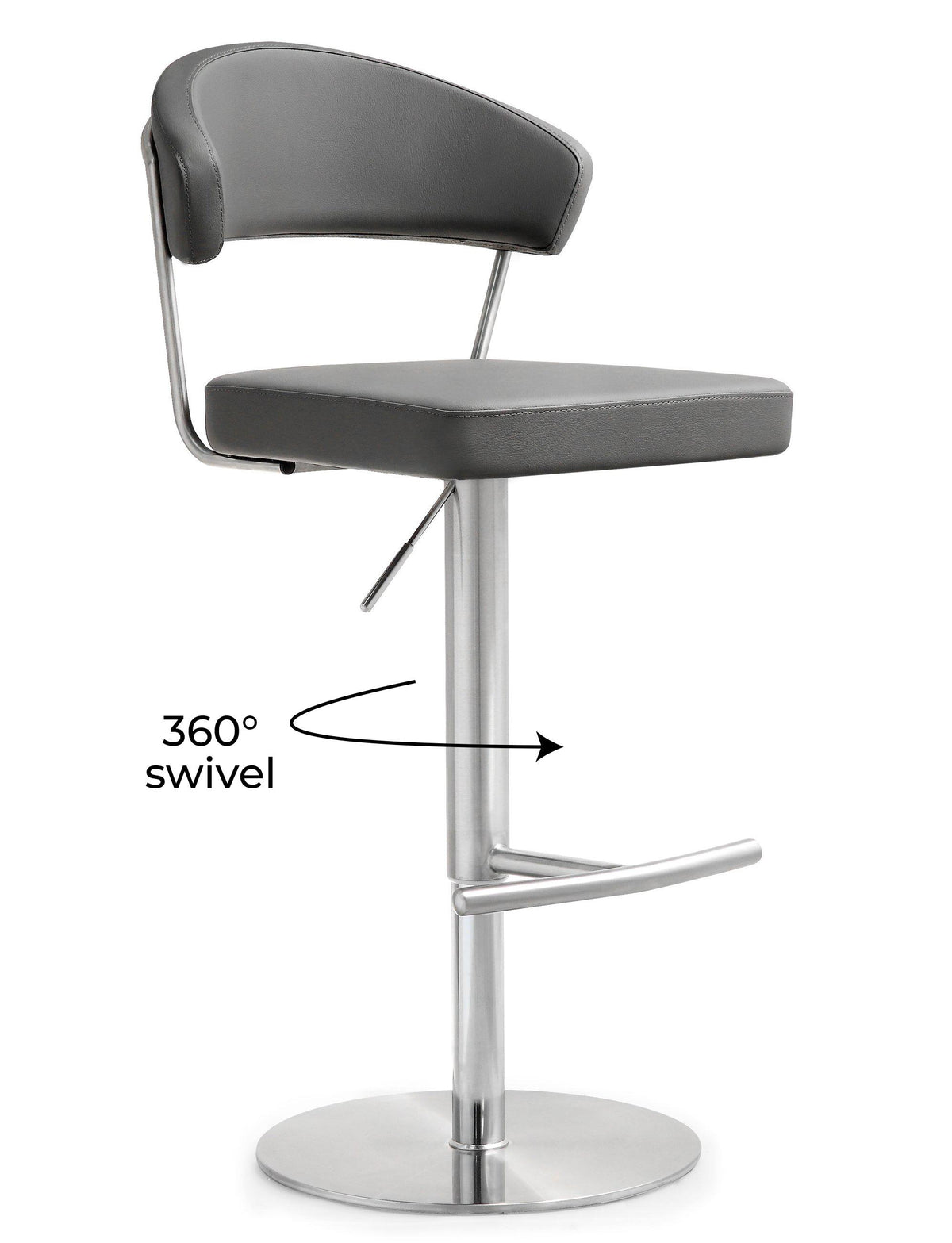 Cosmo Performance Vegan Leather Adjustable Stool