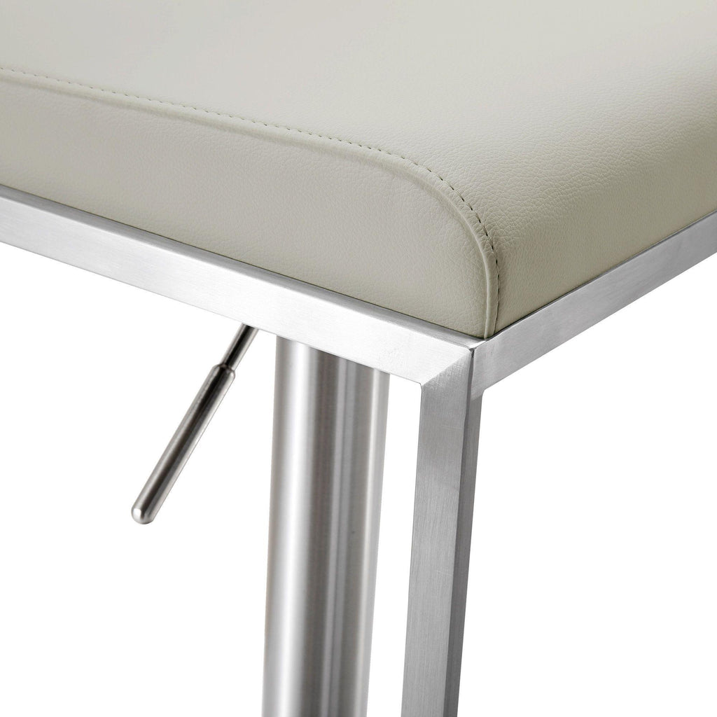 Amalfi Performance Vegan Leather Adjustable Stool