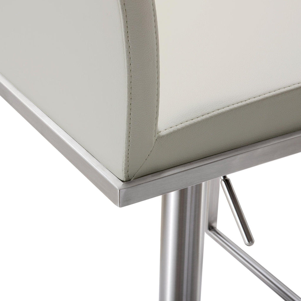 Amalfi Performance Vegan Leather Adjustable Stool