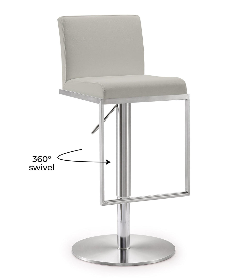 Amalfi Performance Vegan Leather Adjustable Stool