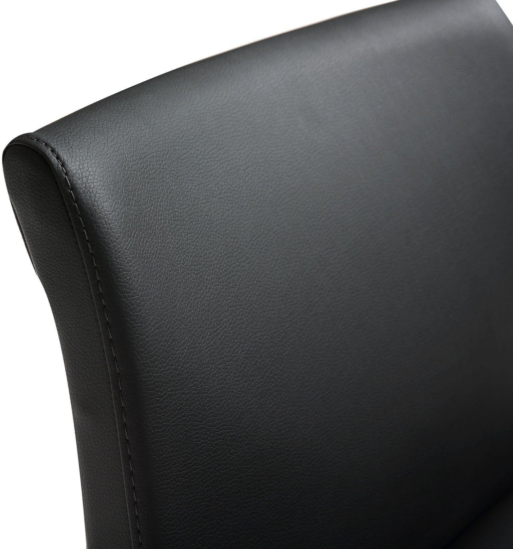 Denmark Performance Vegan Leather Stool with Gold Base - Set of 2